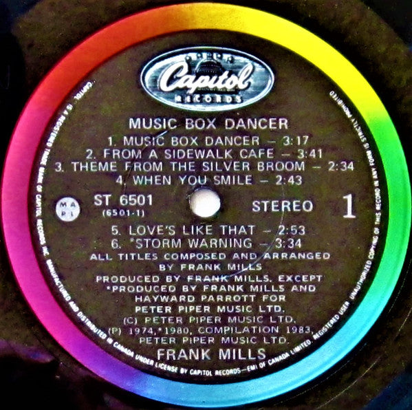 Frank Mills : Music Box Dancer (LP, Comp)