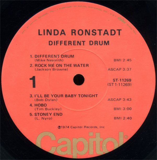 Linda Ronstadt : Different Drum (LP, Comp)