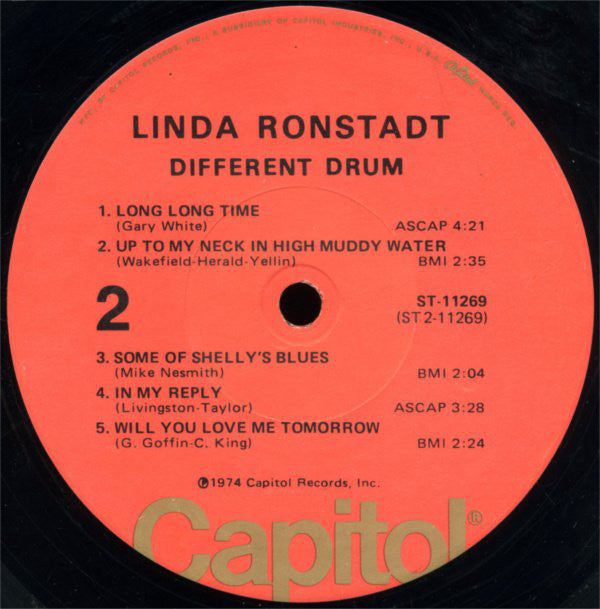 Linda Ronstadt : Different Drum (LP, Comp)
