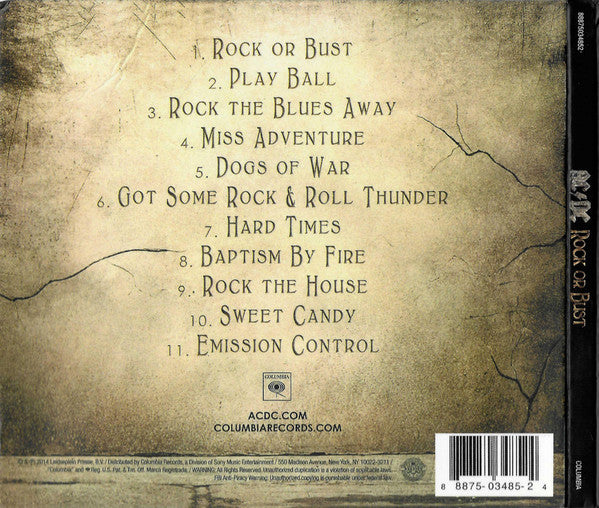 AC/DC : Rock Or Bust (CD, Album, Dig)