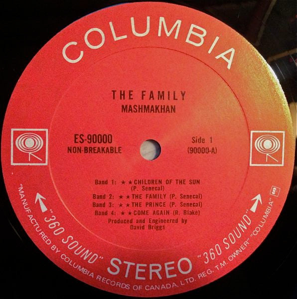 Mashmakhan : The Family (LP, Album, Gat)