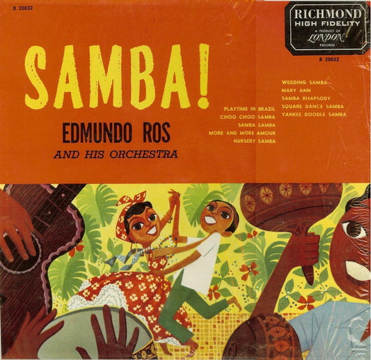 Edmundo Ros & His Orchestra : Samba! (LP, Album)