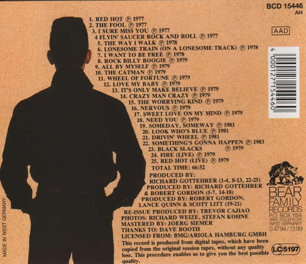 Robert Gordon (2) : Is Red Hot (CD, Comp, RE)