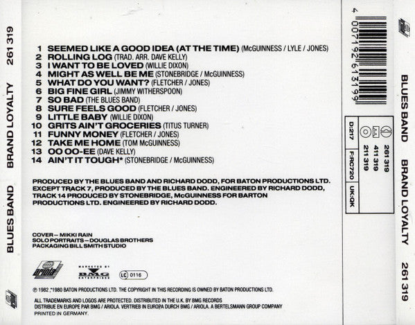 The Blues Band : Brand Loyalty (CD, Album, RE)