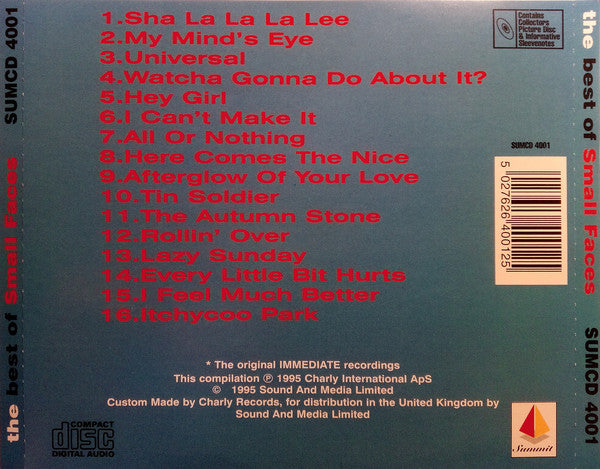 Small Faces : The Best Of Small Faces (CD, Comp)