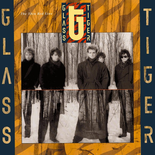 Glass Tiger : The Thin Red Line (LP, Album, Cle)