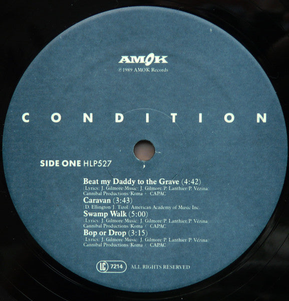 Condition (2) : Swamp Walk (LP, Album)