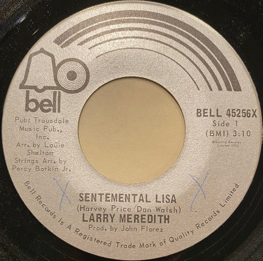 Larry Meredith : Sentimental Lisa (7", Single)