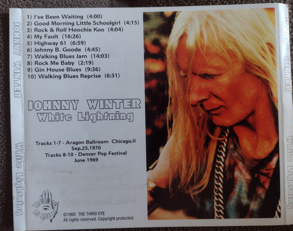 Johnny Winter : White Lightning (CD, Album, Unofficial)