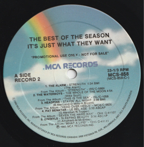 Various : The Best Of The Season (2xLP, Comp, Promo)