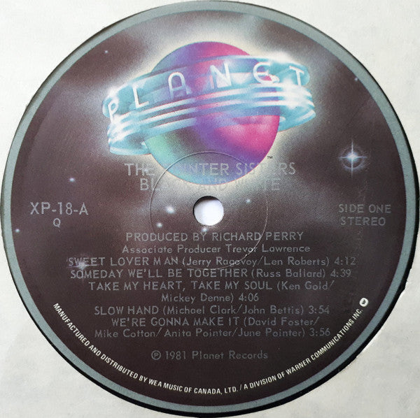 Pointer Sisters : Black & White (LP, Album)