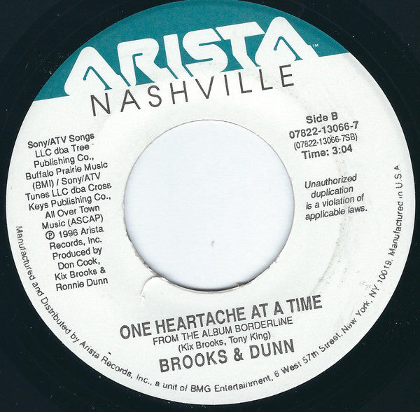 Brooks & Dunn : A Man This Lonely (7", Single)