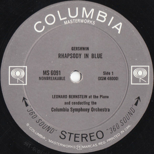 Gershwin*, Leonard Bernstein : Rhapsody In Blue / An American In Paris (LP)
