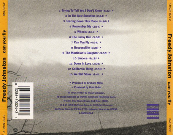 Freedy Johnston : Can You Fly (CD, Album)