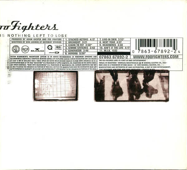 Foo Fighters : There Is Nothing Left To Lose (CD, Album, Enh, Cin)