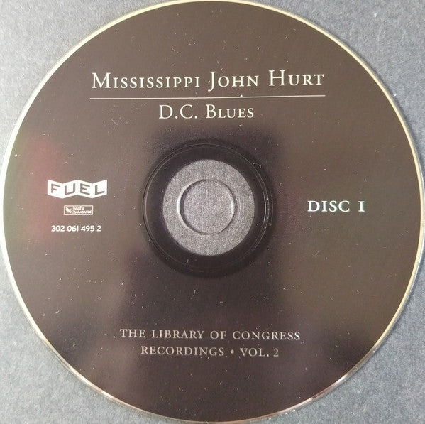 Mississippi John Hurt : D.C. Blues: The Library Of Congress Recordings, Volume 2 (2xCD, Comp)
