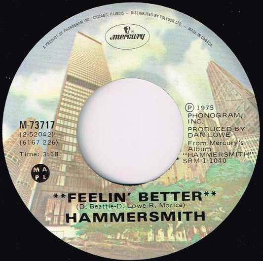 Hammersmith (2) : Feelin' Better / Funky As She Goes (7", Single)