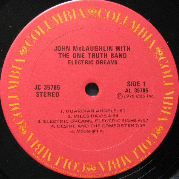 John McLaughlin With The One Truth Band : Electric Dreams (LP, Album)