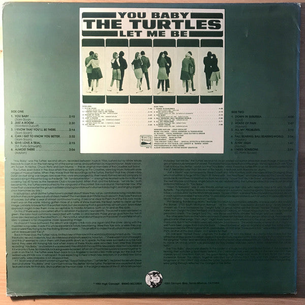 The Turtles : You Baby (LP, Album, RE)
