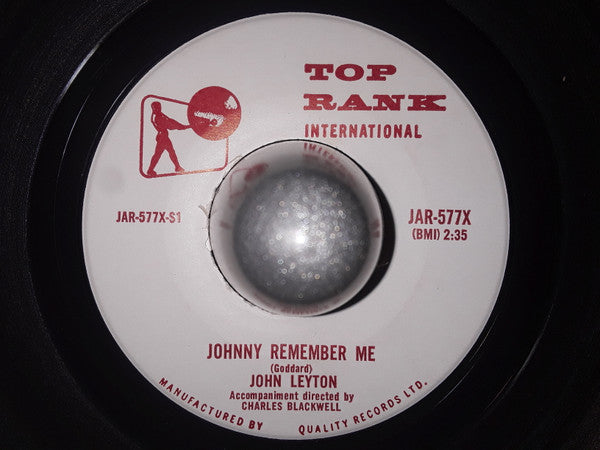 John Leyton : Johnny Remember Me / There Must Be (7", Single)