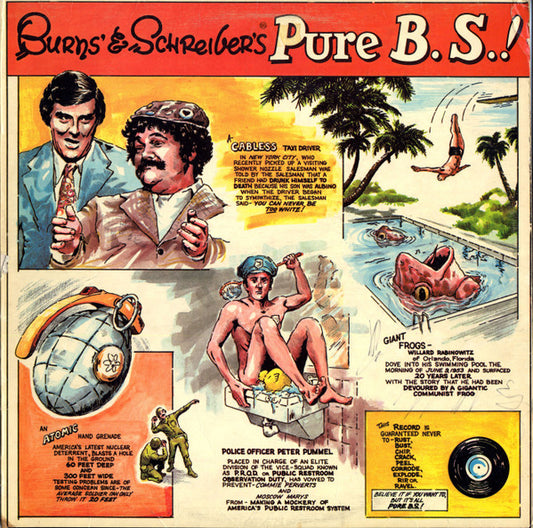 Jack Burns & Avery Schreiber : Pure B.S.! (LP, Album)