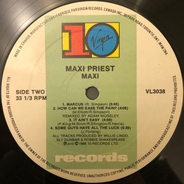Maxi Priest : Maxi Priest (LP, Album)