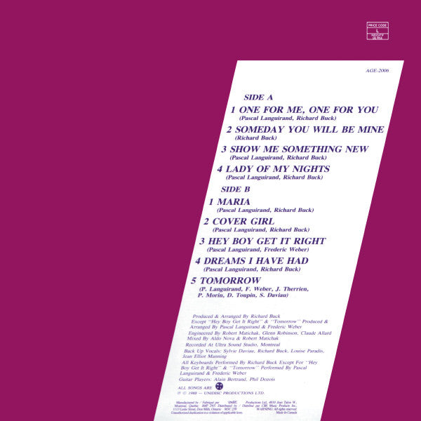 Trans-X : On My Own (LP, Album)