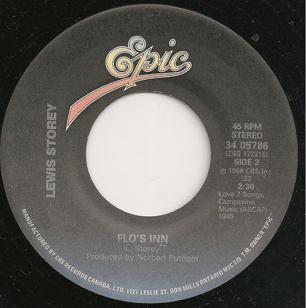 Lewis Storey : Ain't No Tellin' (7", Single)