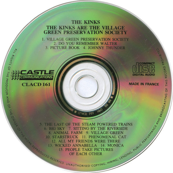 The Kinks : The Kinks Are The Village Green Preservation Society (CD, Album, RE)