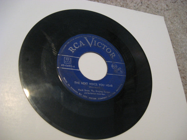 Hank Snow, The Singing Ranger* And The Rainbow Ranch Boys : The Next Voice You Hear / That Crazy Mambo Thing (7", Single)