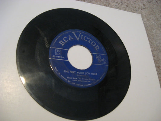 Hank Snow, The Singing Ranger* And The Rainbow Ranch Boys : The Next Voice You Hear / That Crazy Mambo Thing (7", Single)