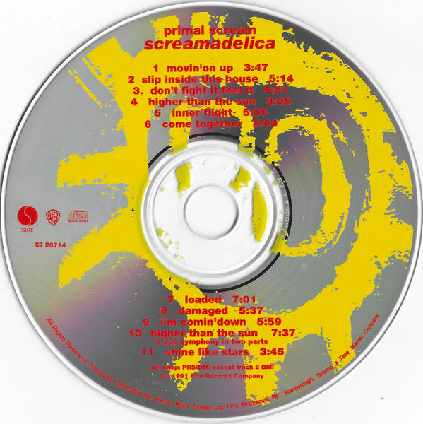 Primal Scream : Screamadelica (CD, Album)