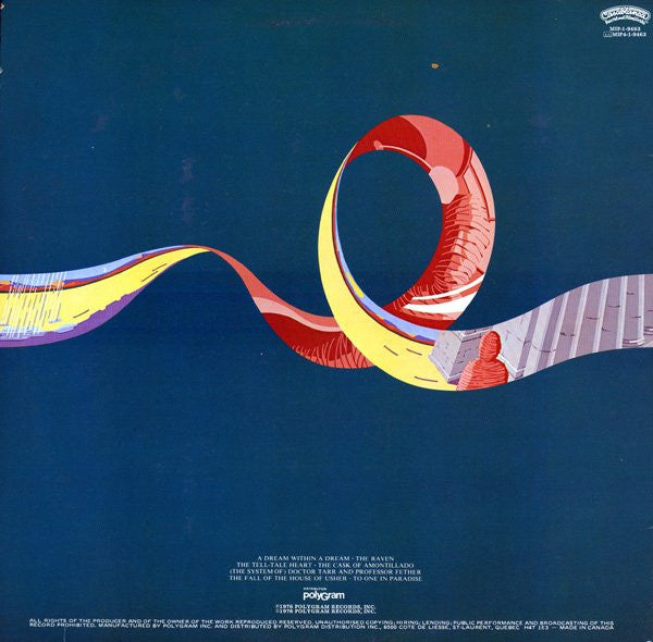 The Alan Parsons Project : Tales Of Mystery And Imagination (Edgar Allan Poe) (LP, Album, RE, Qua)