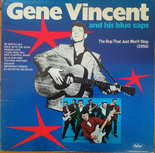 Gene Vincent & His Blue Caps : The Bop That Just Won't Stop (1956) (LP, Comp, Mono, RE, Abr)