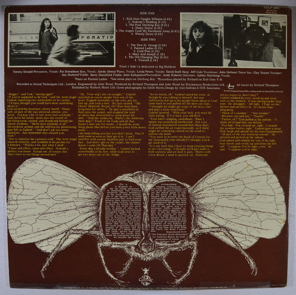 Richard Thompson : Henry The Human Fly (LP, Album, RP)