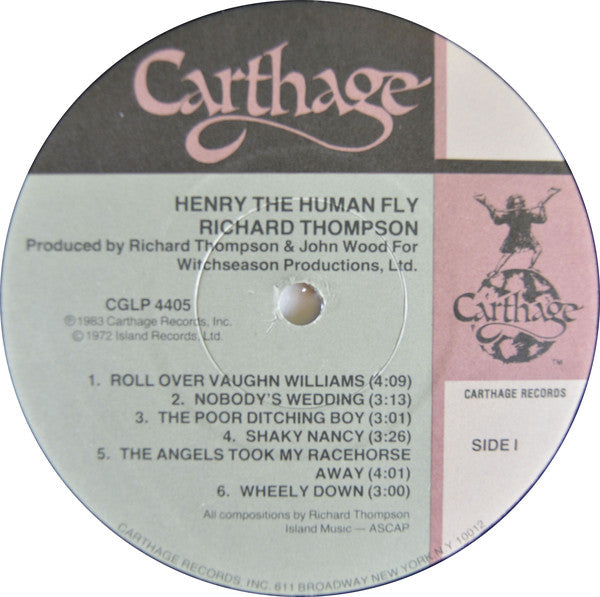 Richard Thompson : Henry The Human Fly (LP, Album, RP)