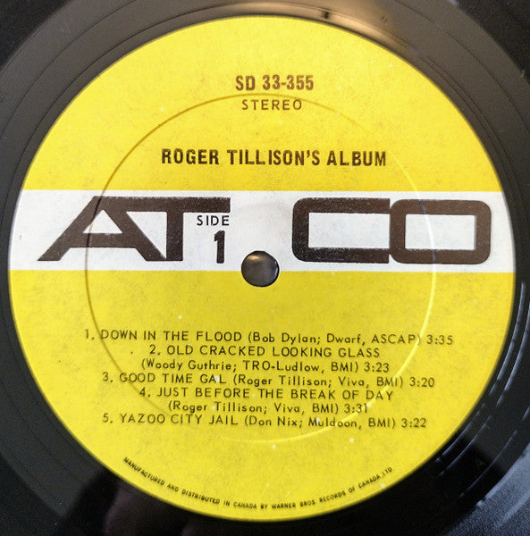 Roger Tillison : Roger Tillison's Album (LP, Album)