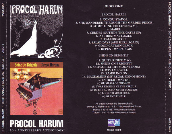 Procol Harum : 30th Anniversary Anthology (3xCD, Comp, Mono, Dis + Box)