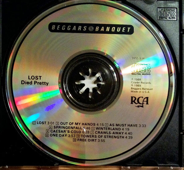 Died Pretty : Lost (CD, Album)