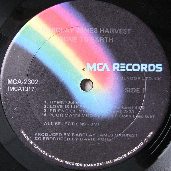 Barclay James Harvest : Gone To Earth (LP, Album)
