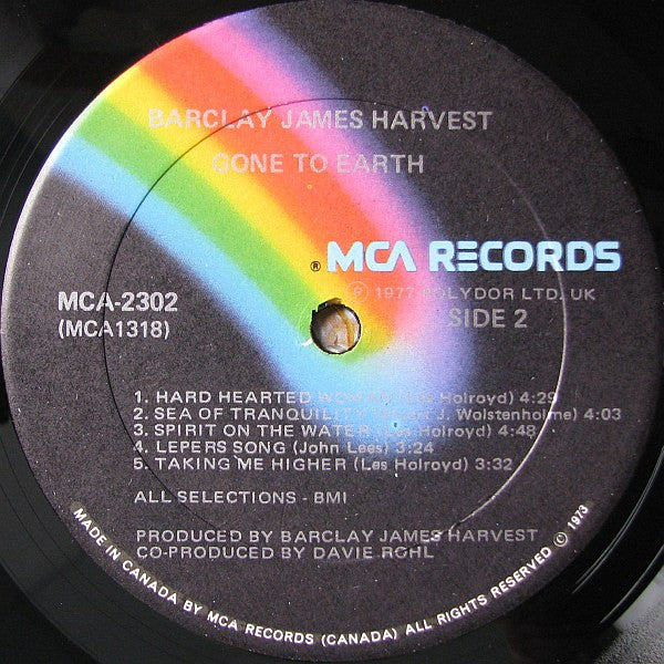 Barclay James Harvest : Gone To Earth (LP, Album)