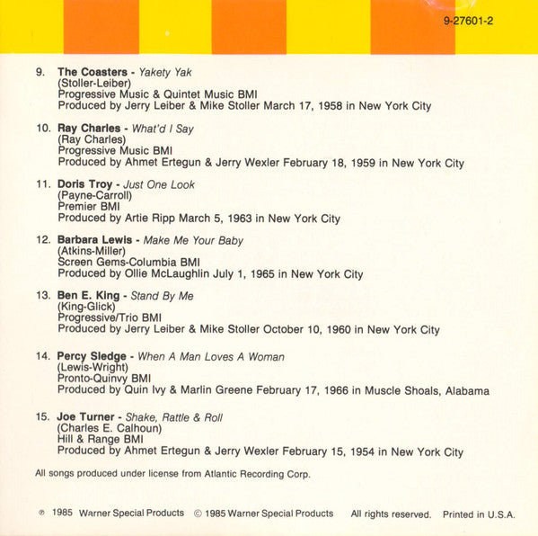 Various : Atlantic Soul Classics (CD, Comp, JVC)
