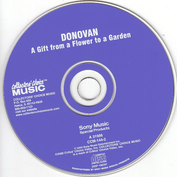 Donovan : A Gift From A Flower To A Garden (CD, Album, RE)