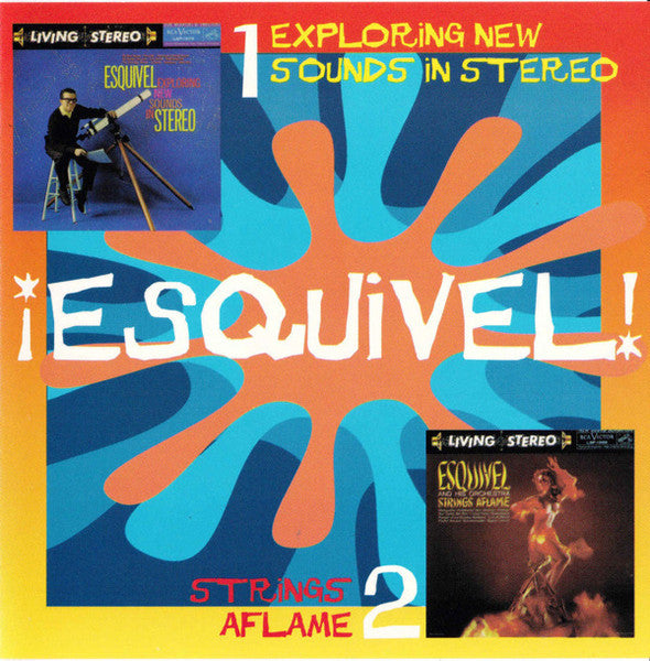 ¡Esquivel!* : Exploring New Sounds In Stereo / Strings Aflame (CD, Comp, RE)