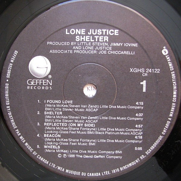 Lone Justice : Shelter (LP, Album)