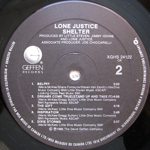 Lone Justice : Shelter (LP, Album)