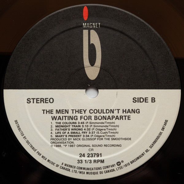The Men They Couldn't Hang : Waiting For Bonaparte (LP, Album)