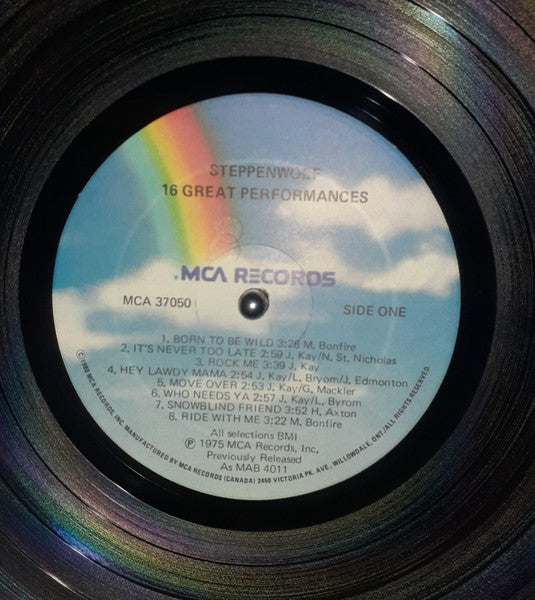 Steppenwolf : Sixteen Great Performances (LP, Comp)