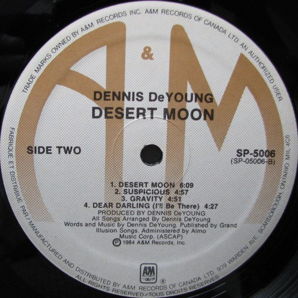 Dennis DeYoung : Desert Moon (LP, Album)