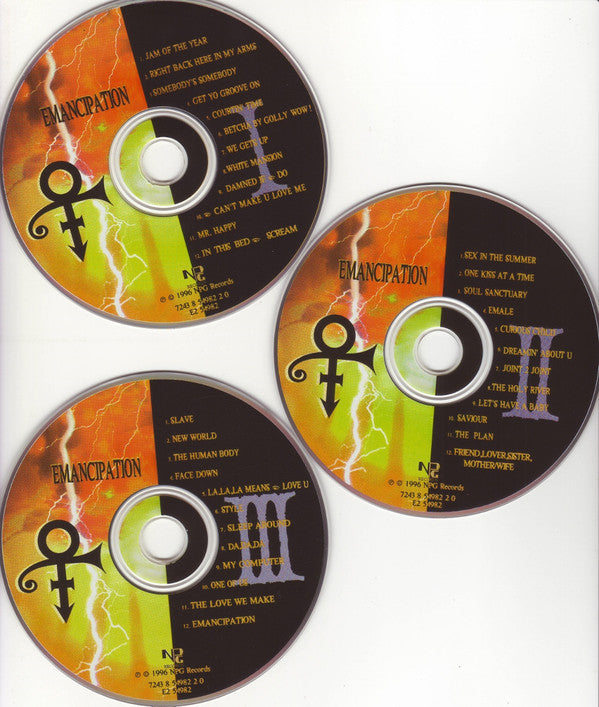 The Artist (Formerly Known As Prince) : Emancipation (3xCD, Album)
